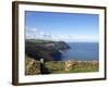 Lynmouth From Countisbury, Exmoor, Somerset, England, United Kingdom, Europe-Jeremy Lightfoot-Framed Photographic Print