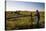 Lynn Ballagh Closing Gate on His Cattle Ranch-Cheryl-Samantha Owen-Stretched Canvas