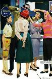 The Selfish Kind of Love - Saturday Evening Post "Leading Ladies", March 30, 1957 pg.31-Lynn Buckham-Framed Giclee Print
