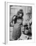 Lynn Redgrave Cooking in Her Apartment-Terence Spencer-Framed Premium Photographic Print