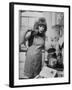 Lynn Redgrave Cooking in Her Apartment-Terence Spencer-Framed Premium Photographic Print