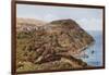 Lynton and Lynmouth from the Tors-Alfred Robert Quinton-Framed Giclee Print