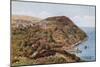 Lynton and Lynmouth from the Tors-Alfred Robert Quinton-Mounted Giclee Print