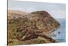 Lynton and Lynmouth from the Tors-Alfred Robert Quinton-Stretched Canvas