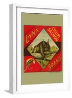 Lynx Brand Chum Salmon-null-Framed Art Print