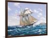 Lynx U.S. Privateer-Roy Cross-Framed Art Print