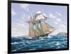 Lynx U.S. Privateer-Roy Cross-Framed Art Print