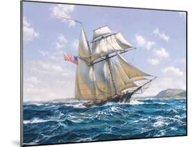 Lynx U.S. Privateer-Roy Cross-Mounted Art Print