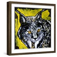 Lynx-null-Framed Art Print