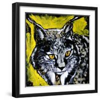 Lynx-null-Framed Art Print