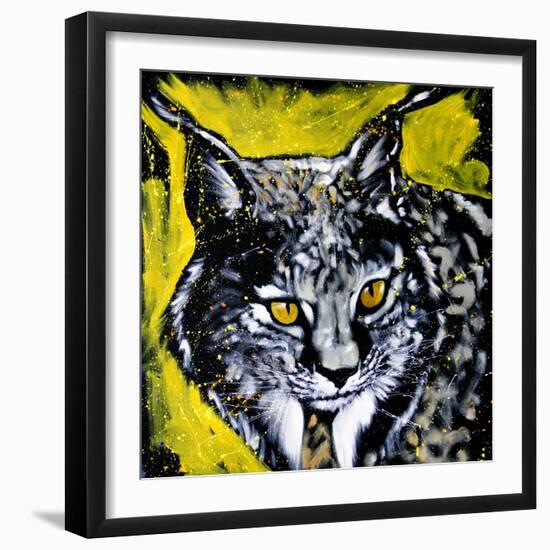 Lynx-null-Framed Art Print