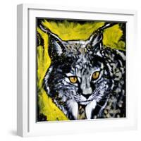 Lynx-null-Framed Art Print