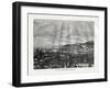 Lyon and the Heights of Croix-Rousse, France, 1879-Hildibrand-Framed Giclee Print