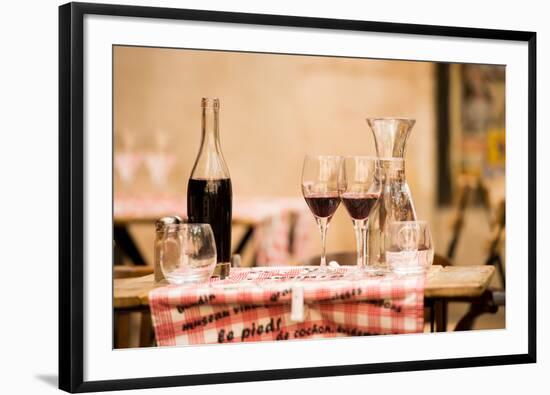 Lyon Brasserie I-Erin Berzel-Framed Photographic Print