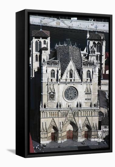 Lyon Cathedral (Dedicated to Saint John Baptist and Saint Stephen)-null-Framed Stretched Canvas