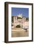 Lyon Cathedral with Notre Dame De Fourviere Above, Lyon, Rhone, Rhone-Alpes, France, Europe-Julian Elliott-Framed Photographic Print