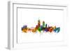 Lyon France Skyline-Michael Tompsett-Framed Art Print