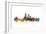 Lyon France Skyline-Michael Tompsett-Framed Premium Giclee Print