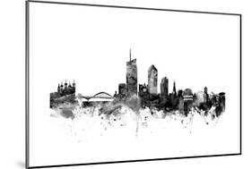 Lyon France Skyline-Michael Tompsett-Mounted Art Print