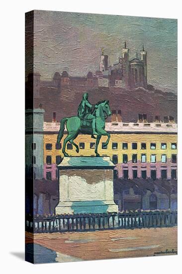 Lyon, Place Bellecour-Maurice Barbey-Stretched Canvas