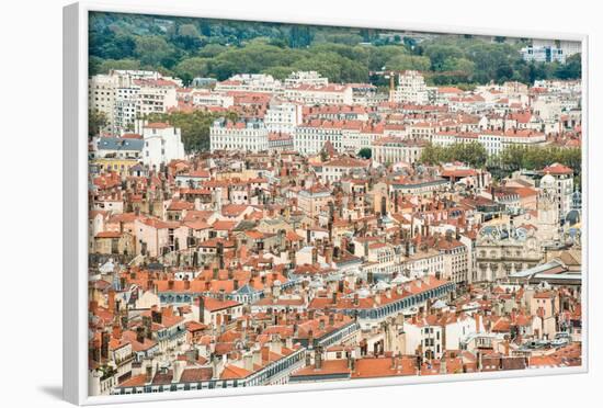 Lyon Rooftops I-Erin Berzel-Framed Photographic Print