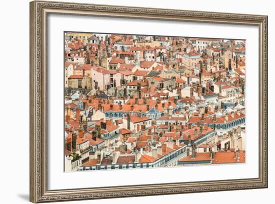 Lyon Rooftops II-Erin Berzel-Framed Photographic Print