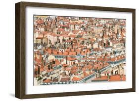 Lyon Rooftops II-Erin Berzel-Framed Photographic Print