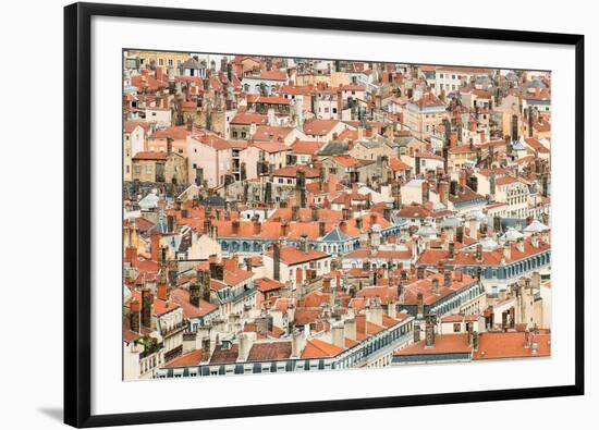 Lyon Rooftops II-Erin Berzel-Framed Photographic Print