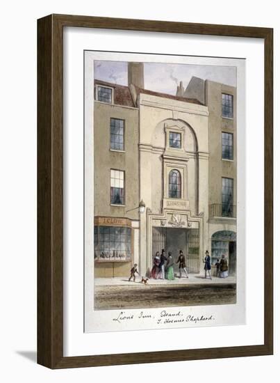 Lyon's Inn, Strand, Westminster, London, C1850-Thomas Hosmer Shepherd-Framed Giclee Print