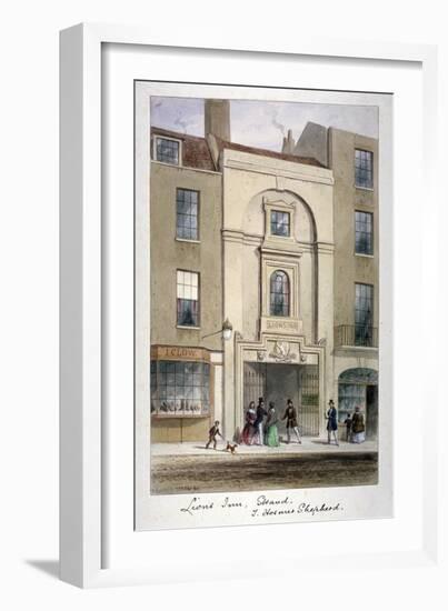 Lyon's Inn, Strand, Westminster, London, C1850-Thomas Hosmer Shepherd-Framed Giclee Print