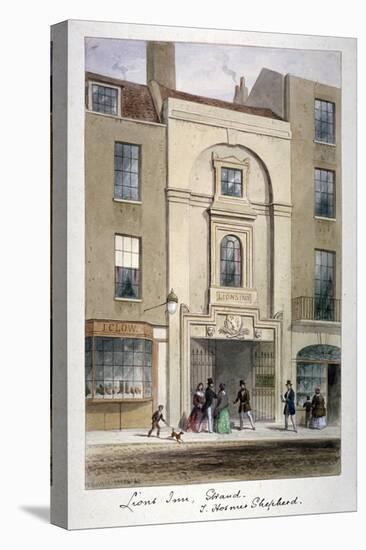 Lyon's Inn, Strand, Westminster, London, C1850-Thomas Hosmer Shepherd-Stretched Canvas