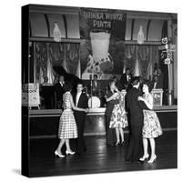 Lyons Maid Drinka Winta Pinta Promotional Dance, Mexborough, South Yorkshire, 1960-Michael Walters-Stretched Canvas