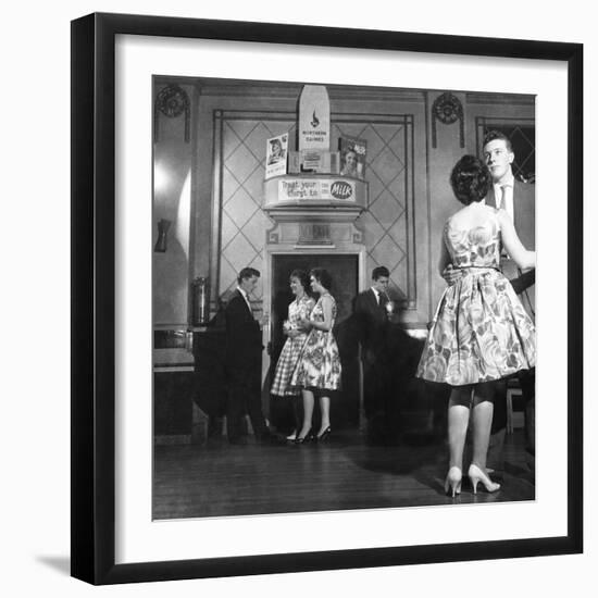 Lyons Maid Drinka Winta Pinta Promotional Dance, Mexborough, South Yorkshire, 1960-Michael Walters-Framed Photographic Print