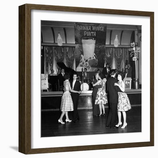 Lyons Maid Drinka Winta Pinta Promotional Dance, Mexborough, South Yorkshire, 1960-Michael Walters-Framed Photographic Print