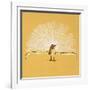 Lyre Bird-null-Framed Giclee Print