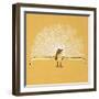 Lyre Bird-null-Framed Giclee Print