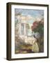 Lyrical Landscape with Two Figures in Nineteenth Century Dress, 1890-1900-Charles Edward Conder-Framed Giclee Print