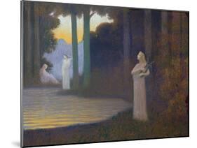 Lyricism in the Forest, 1910-Alphonse Osbert-Mounted Giclee Print