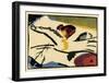 Lyrisches Presse (1911)-Wassily Kandinsky-Framed Art Print