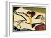 Lyrisches Presse (1911)-Wassily Kandinsky-Framed Art Print