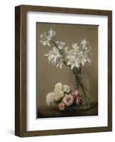 Lys dans un Vase-Henri Fantin-Latour-Framed Giclee Print