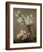 Lys dans un Vase-Henri Fantin-Latour-Framed Giclee Print