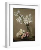 Lys dans un Vase-Henri Fantin-Latour-Framed Giclee Print