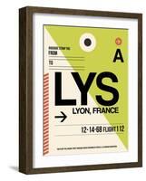 LYS Lyon Luggage Tag I-NaxArt-Framed Art Print