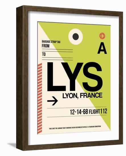 LYS Lyon Luggage Tag I-NaxArt-Framed Art Print