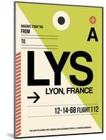 LYS Lyon Luggage Tag I-NaxArt-Mounted Art Print