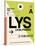 LYS Lyon Luggage Tag I-NaxArt-Stretched Canvas