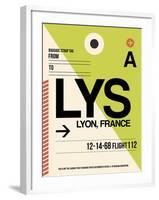 LYS Lyon Luggage Tag I-NaxArt-Framed Art Print