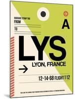 LYS Lyon Luggage Tag I-NaxArt-Mounted Art Print