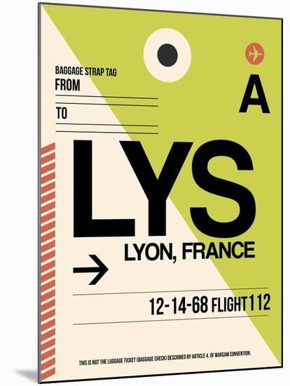 LYS Lyon Luggage Tag I-NaxArt-Mounted Art Print